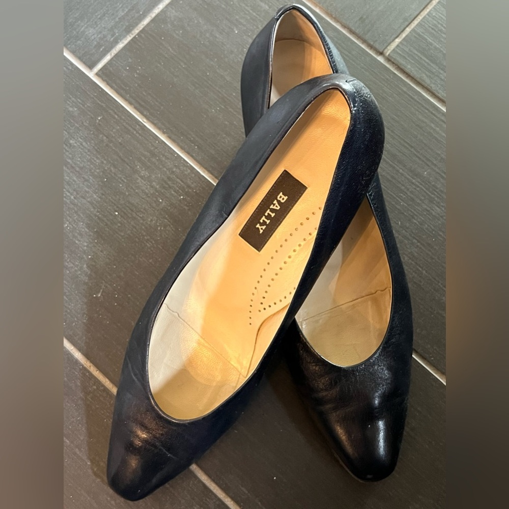 Ladies Bally Midnight Leather
